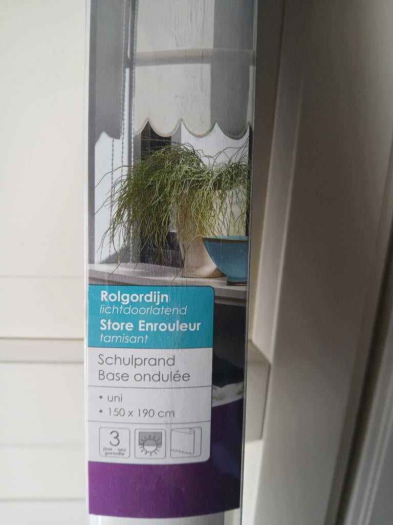 Rolgordijnen met schulprand in diverse maten, Huis en Inrichting, Ophalen of Verzenden, Nieuw