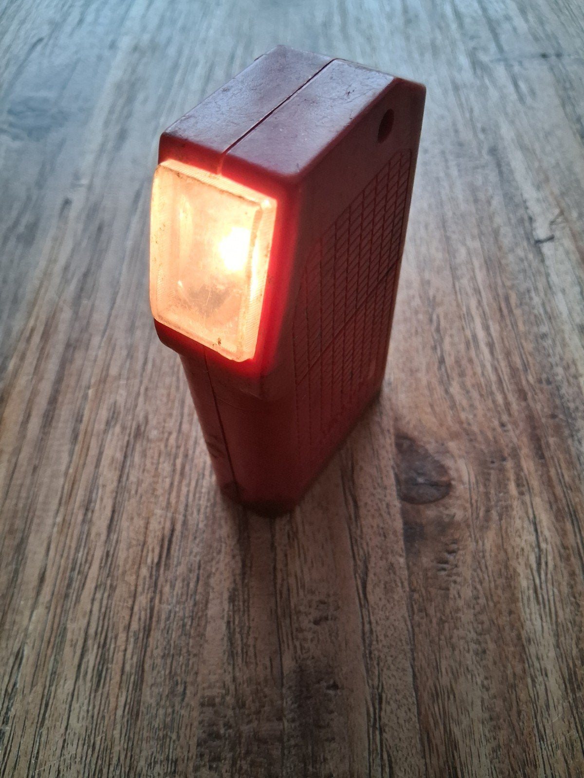 Vintage Mirage zaklamp - werkend, Ophalen of Verzenden, Gebruikt, Batterij
