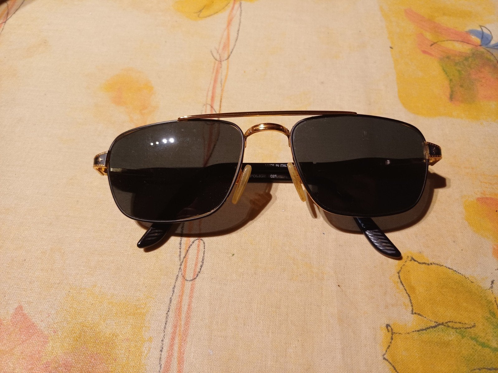 Vintage Indiana Police zonnebril, Gebruikt, Zonnebril, Overige kleuren, Ophalen