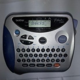 Brother P-touch 1180 Labelprinter - QWERTY, Ophalen of Verzenden, Gebruikt, Qwerty, Etiket