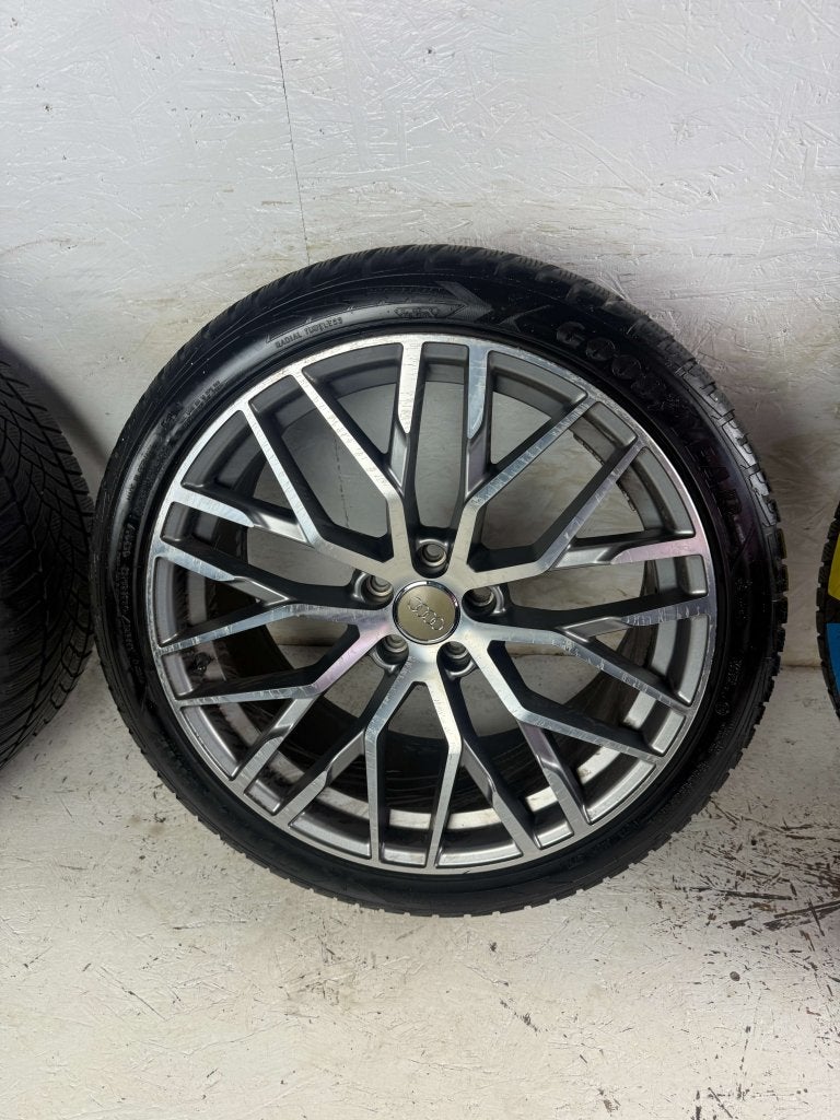 Audi A4 A5 A6 Transporter velgen 20" 5x112 winterset 6mm, Niet ingevuld, Gebruikt, 255 mm, Banden en Velgen