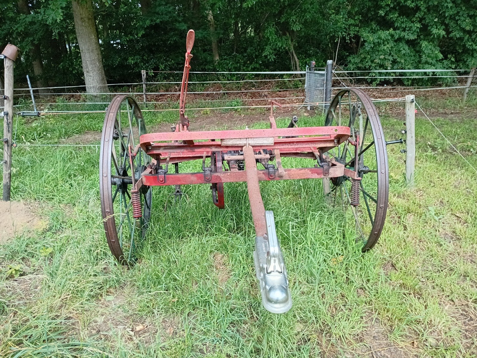 Te koop antieke hooi schudder, Ophalen of Verzenden, Gebruikt