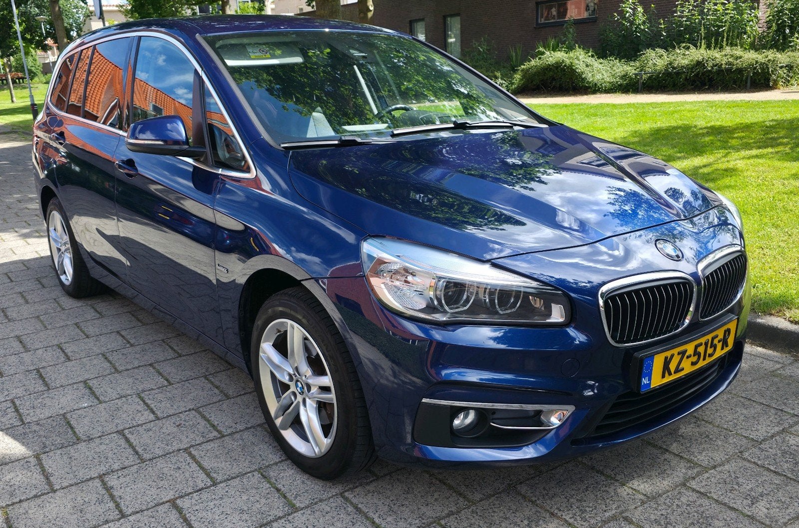 BMW 2-Serie Gran Tourer 1.5 216D 116pK AUT 2017 Blauw, Auto's, 2-Serie Gran Tourer, Blauw, 24 km/l, Diesel