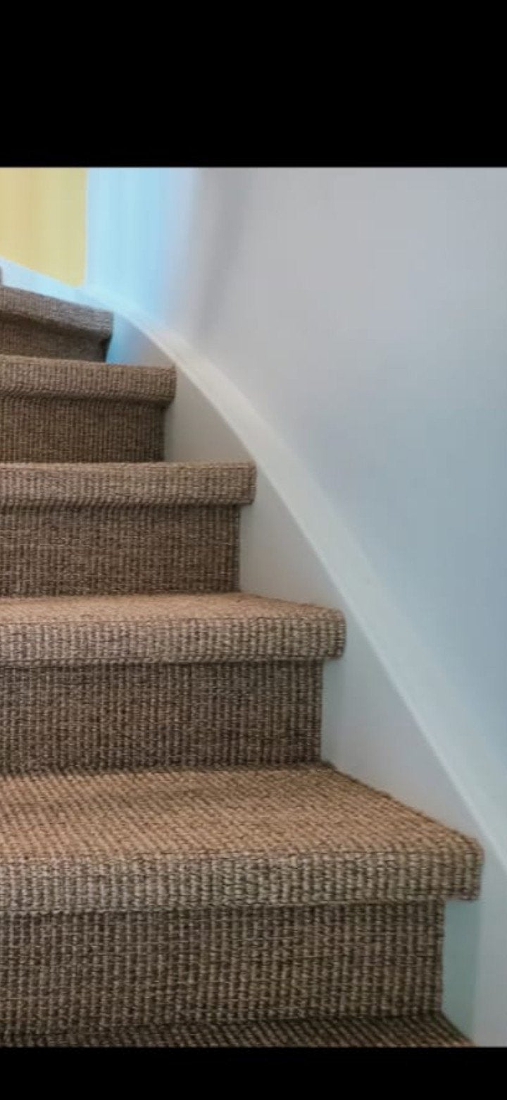 Grove sisal trapbekleding - Duurzaam en stijlvol, Natuurlijk, Landelijk, Modern, Nieuw, 200 cm of meer, 50 tot 100 cm