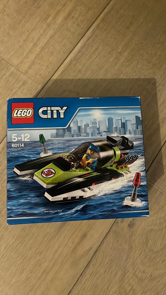 Lego 60114 raceboot, Ophalen of Verzenden