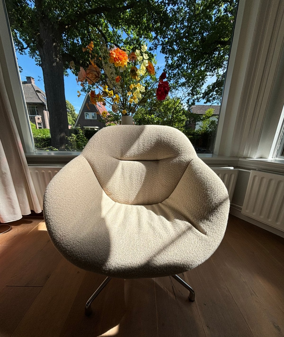 Design fauteuil van Hay, Ophalen, Zo goed als nieuw, 75 tot 100 cm, 50 tot 75 cm