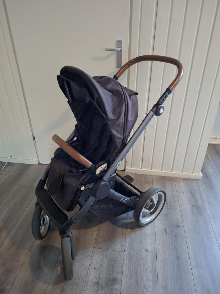 Complete Mutsy evo kinderwagen, Gebruikt, Mutsy, Verstelbare duwstang, Ophalen