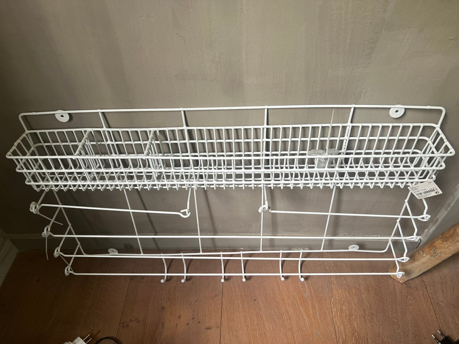 DIY wit metalen wandrek, Ophalen of Verzenden, Nieuw