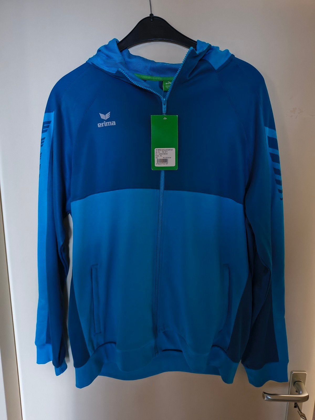 Erima Trainingsvest Heren XL Nieuw Curacao/Mykonos, Erima, Blauw, Ophalen of Verzenden, Algemeen