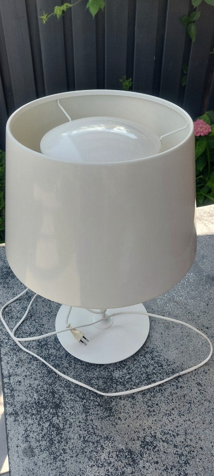 Tafellamp wit, Ophalen, Wit, Rond