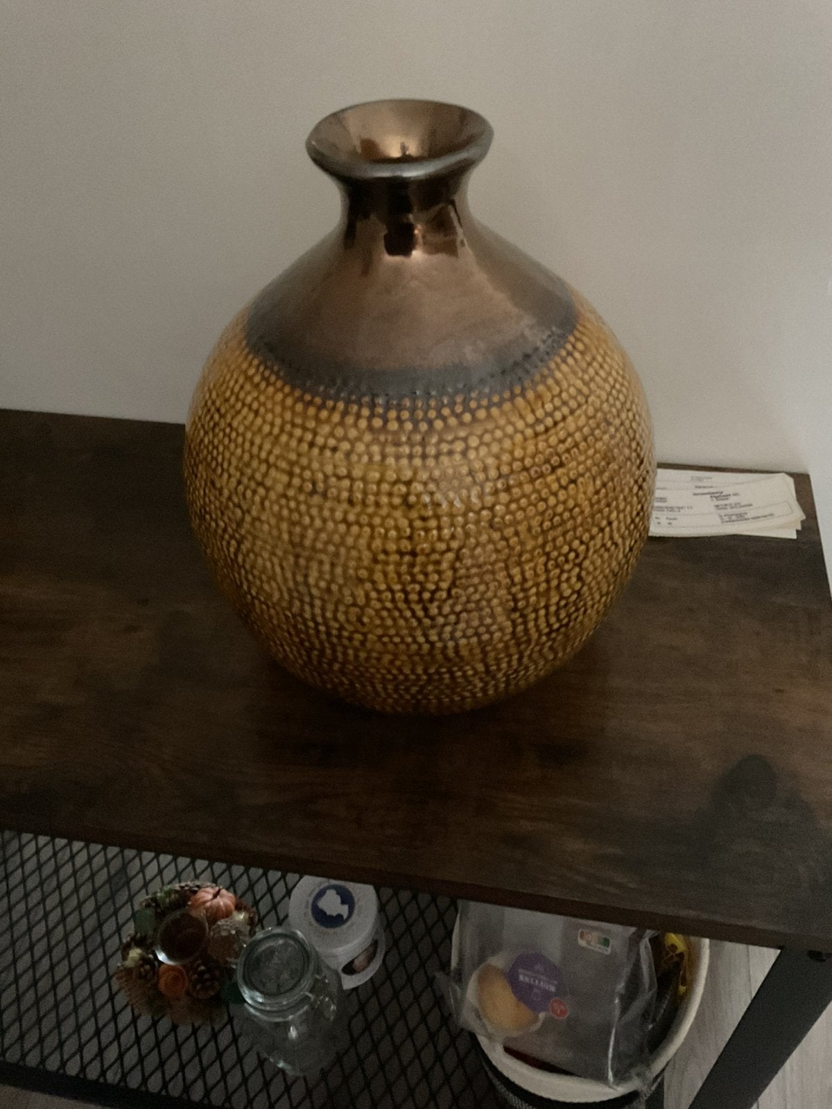 ZEER  MOOIE  SIER VAAS   32 HOOG, Huis en Inrichting, Woonaccessoires | Vazen, Ophalen, Overige kleuren, Minder dan 50 cm, Glas