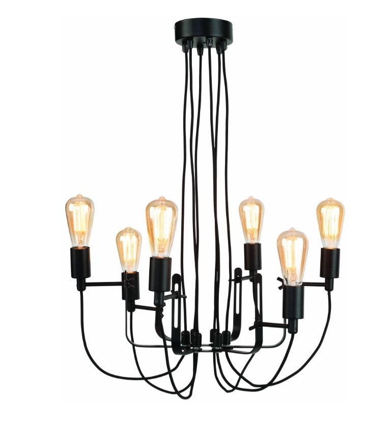 It’s about RoMi Seattle moderne kroonluchter | Hanglamp, Ophalen of Verzenden, Gebruikt, Metaal, E27 (groot)