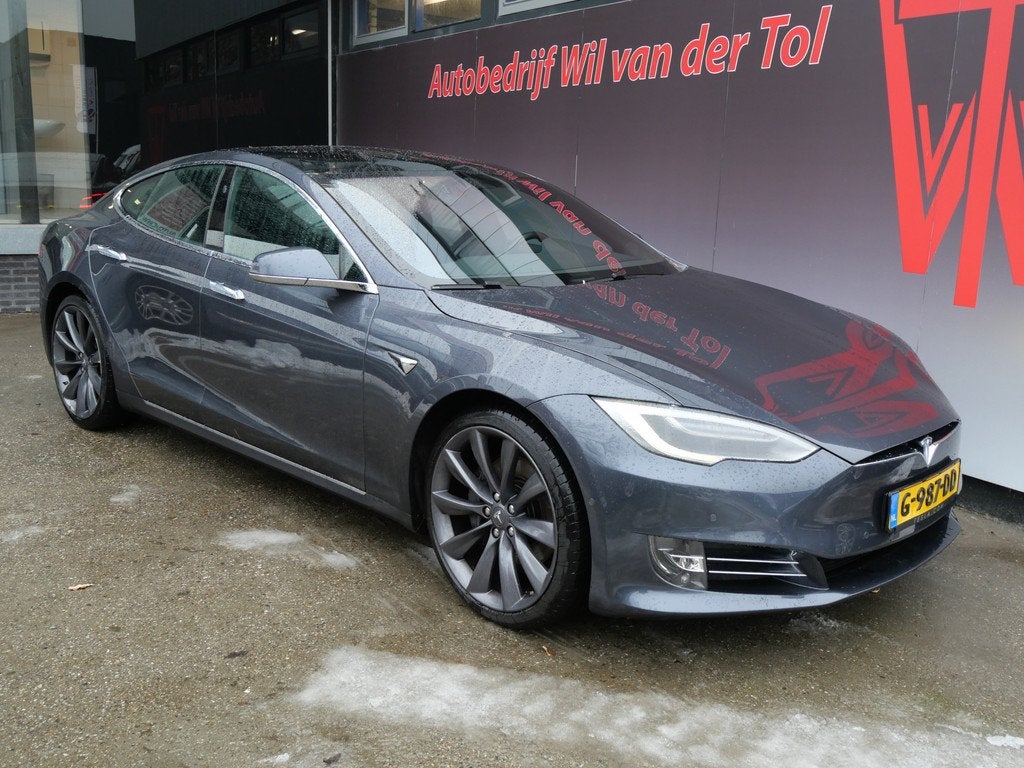 Tesla Model S 75D BASE | PANORAMA DAK | 20 INCH | AUTOPILOT, Auto's, Tesla, Gebruikt, Zwart, Leder, Automatische klimaatregeling