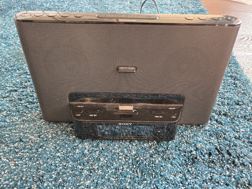 Sony wekkerradio ICF-DS15iP, Ophalen of Verzenden, Zo goed als nieuw, Digitaal