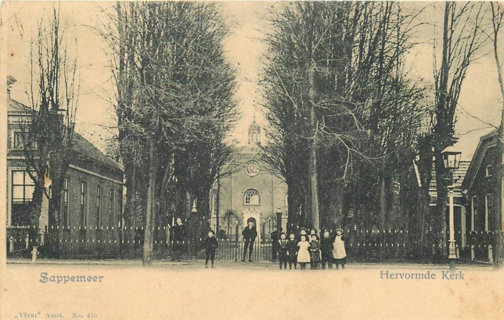 702-002-023 Sappemeer Herv Kerk, Verzenden, Voor 1920, Groningen
