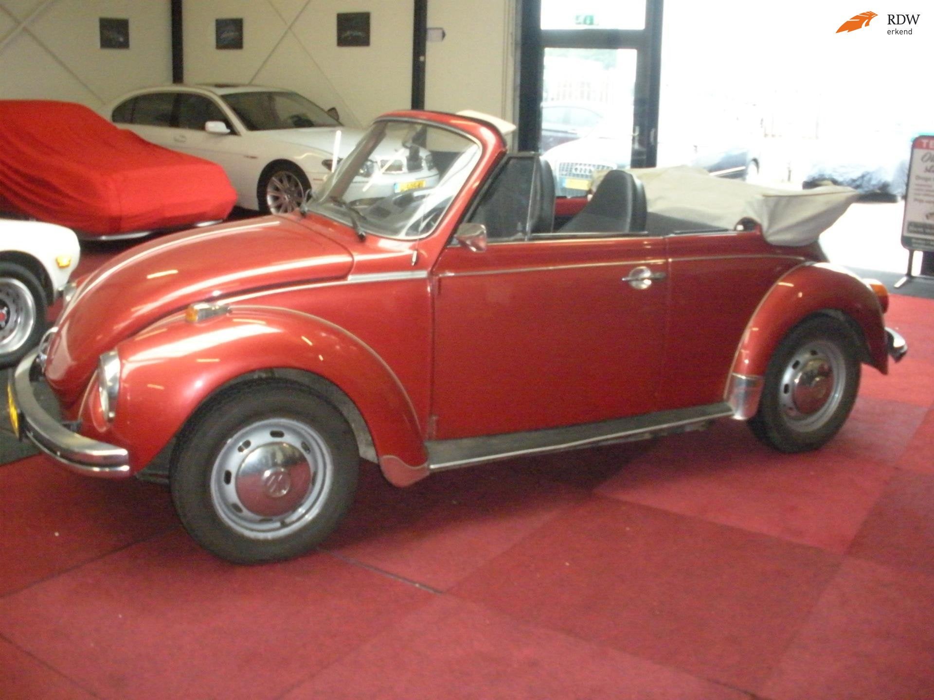 Volkswagen Kever Cabriolet 1303 LS Karman 1.6, Auto's, Metallic lak, Achterwielaandrijving, Gebruikt, 4 cilinders