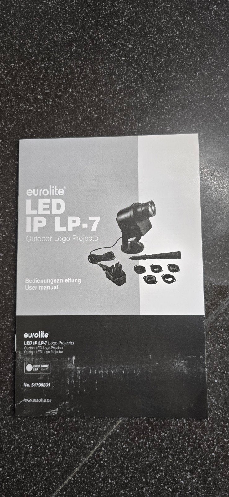 Eurolite LED IP LP-7 Logo Projector - Buitenprojector, Kunststof, Minder dan 50 watt, Overige typen, Nieuw