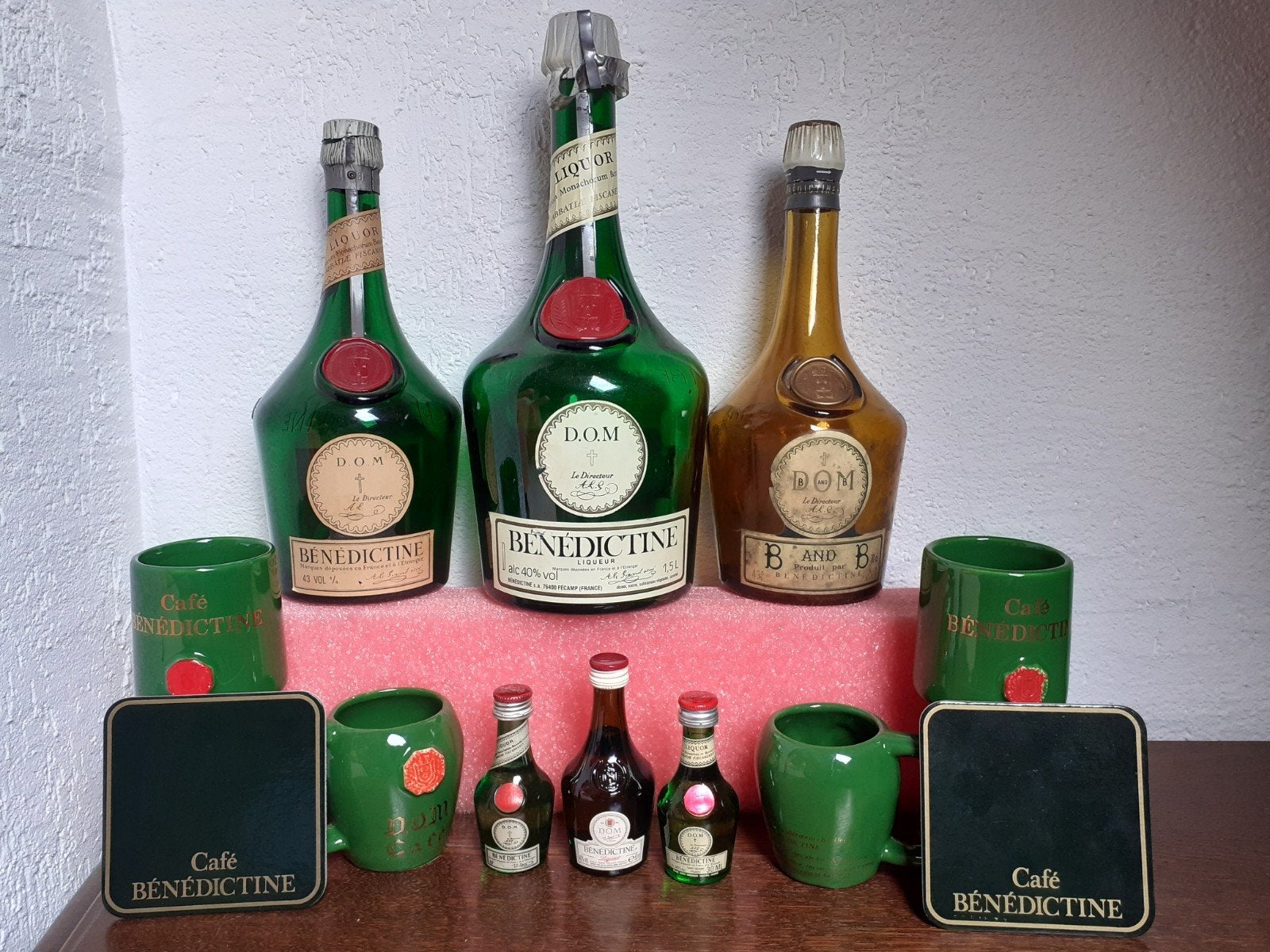 D.O.M Benedictine - Lege flessen Collectie, Ophalen of Verzenden, Gebruikt