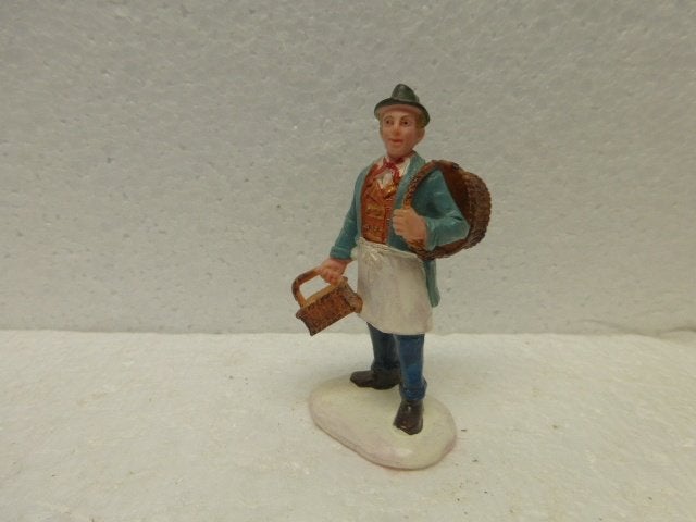 lemax Breadman kerstdorp poppetje figurine bakker beeldje, Ophalen of Verzenden, Zo goed als nieuw