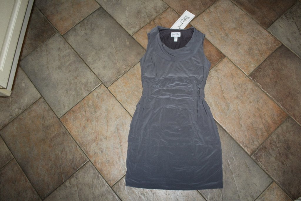 Joseph Ribkoff chique grijze stretch jurk mt 38 valt mt 40, Kleding | Dames, Jurken, Maat 38/40 (M), Verzenden, ., Joseph Ribkoff