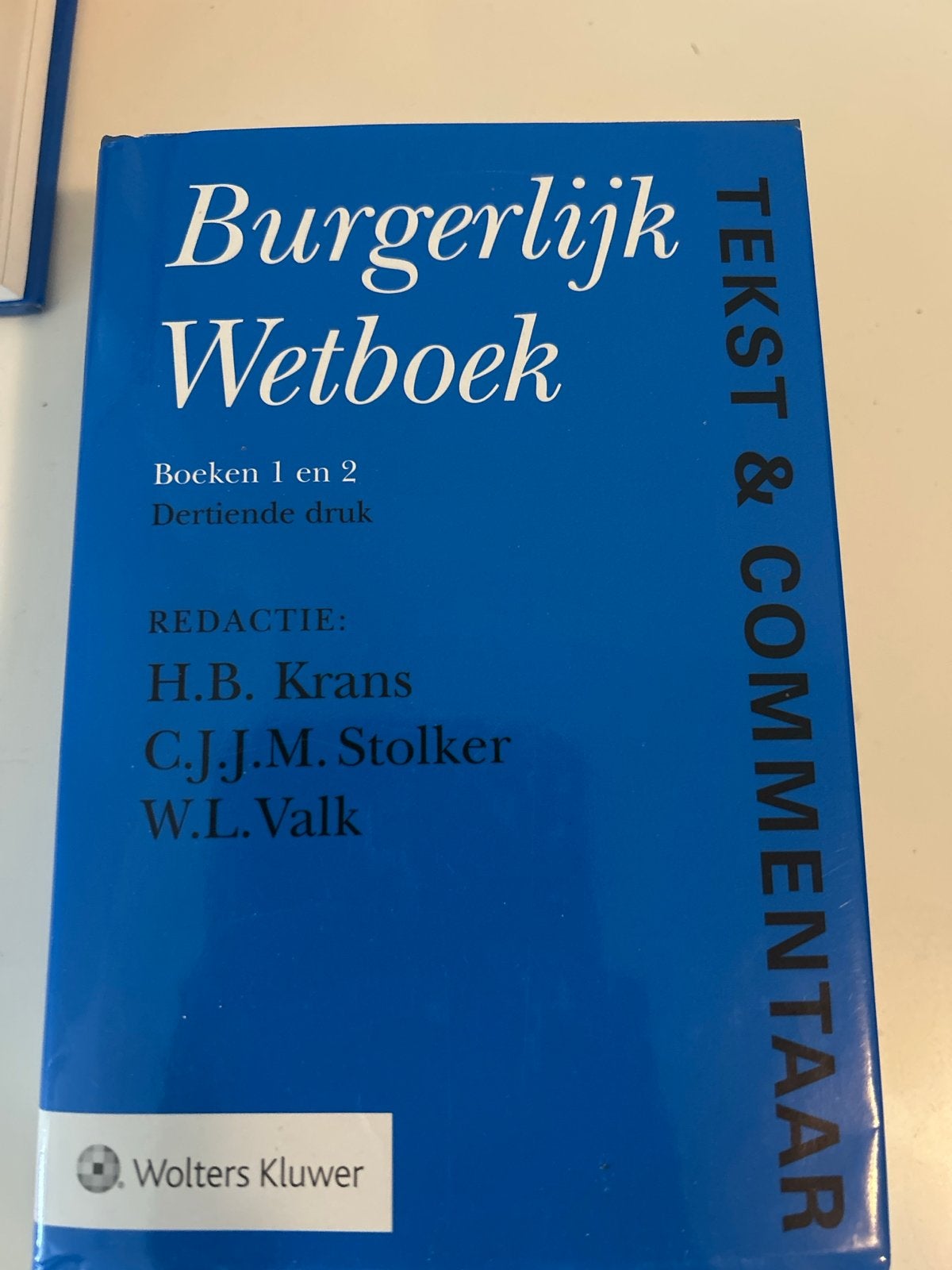Burgerlijk Wetboek Boeken 1 en 2 - Dertiende druk, Verzenden, Gamma, Gelezen, WO