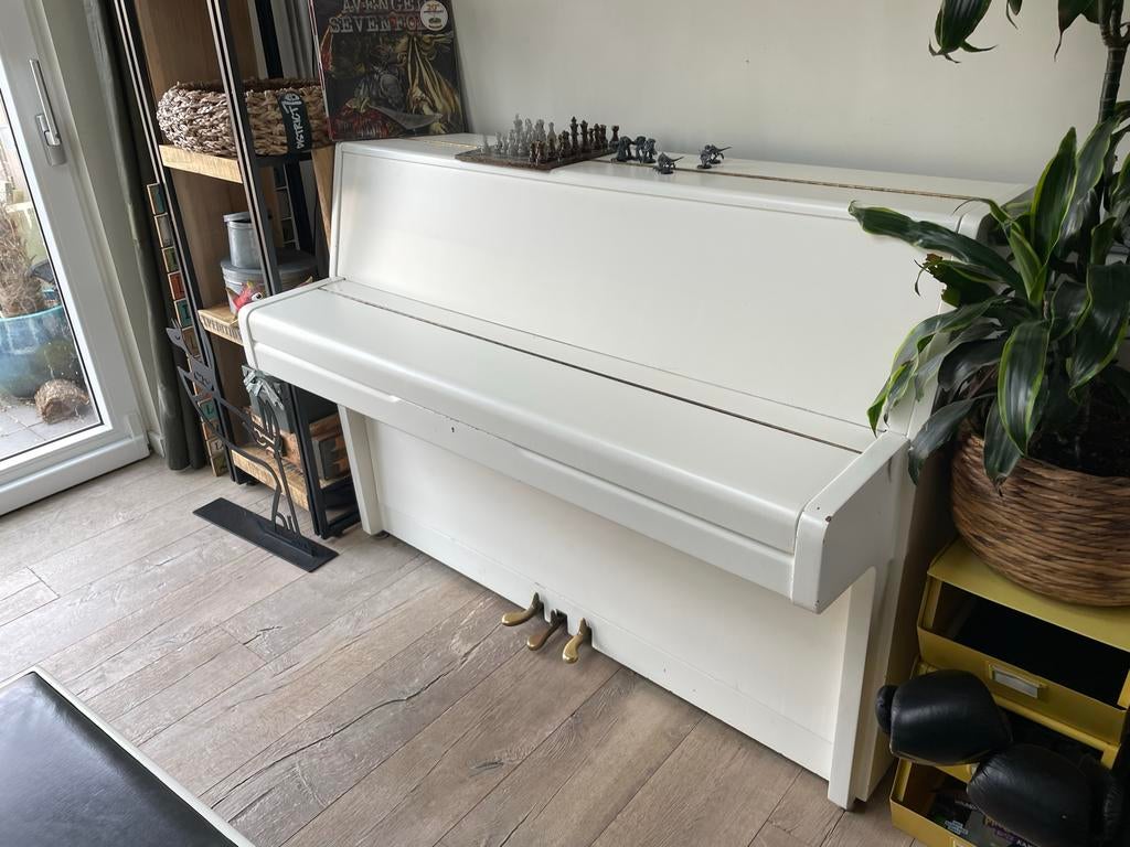 Steinbach Piano - Wit -, Muziek en Instrumenten, Piano's, Ophalen, Gebruikt, Wit, Piano
