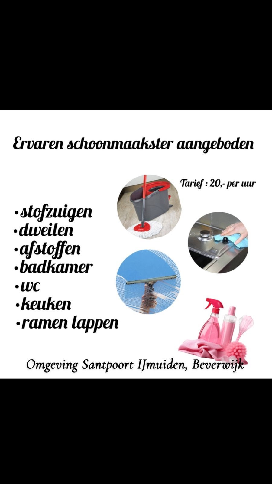 Schoonmaakster