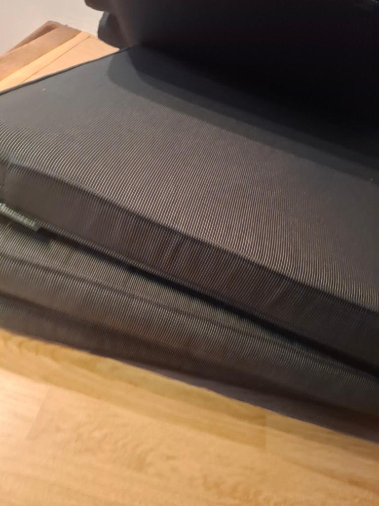 Zo goed als nieuwe lounge kussens, Huis en Inrichting, Woonaccessoires | Kussens, Ophalen, Zo goed als nieuw, Grijs, Vierkant