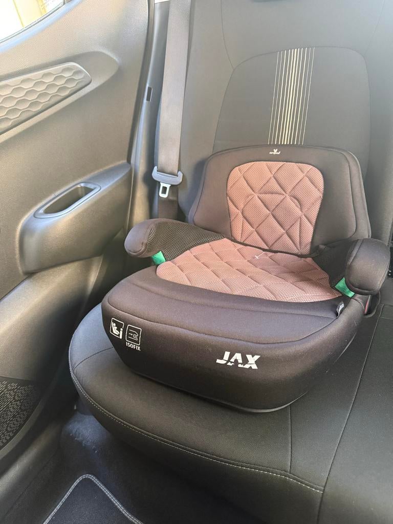 Cangaroo Jax Roze Isofix i-Size Booster 125-150 cm, Overige merken, Autogordel of Isofix, 22 t/m 36 kg, Afneembare rugleuning