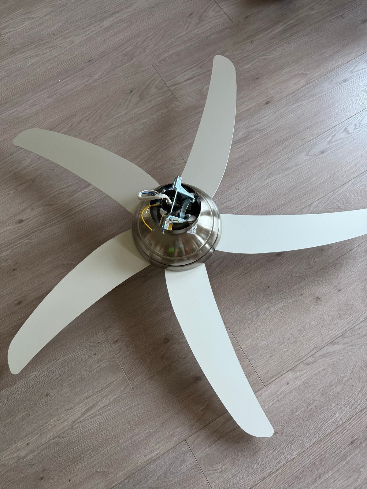 Plafondventilator met verlichting en afstandsbediening, Ophalen, Ventilator met afstandsbediening, Gebruikt, Plafondventilator