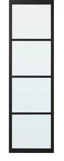 Staal look deur, Nieuw, getint glas, Ophalen, Binnendeur, Nieuw, 200 tot 215 cm