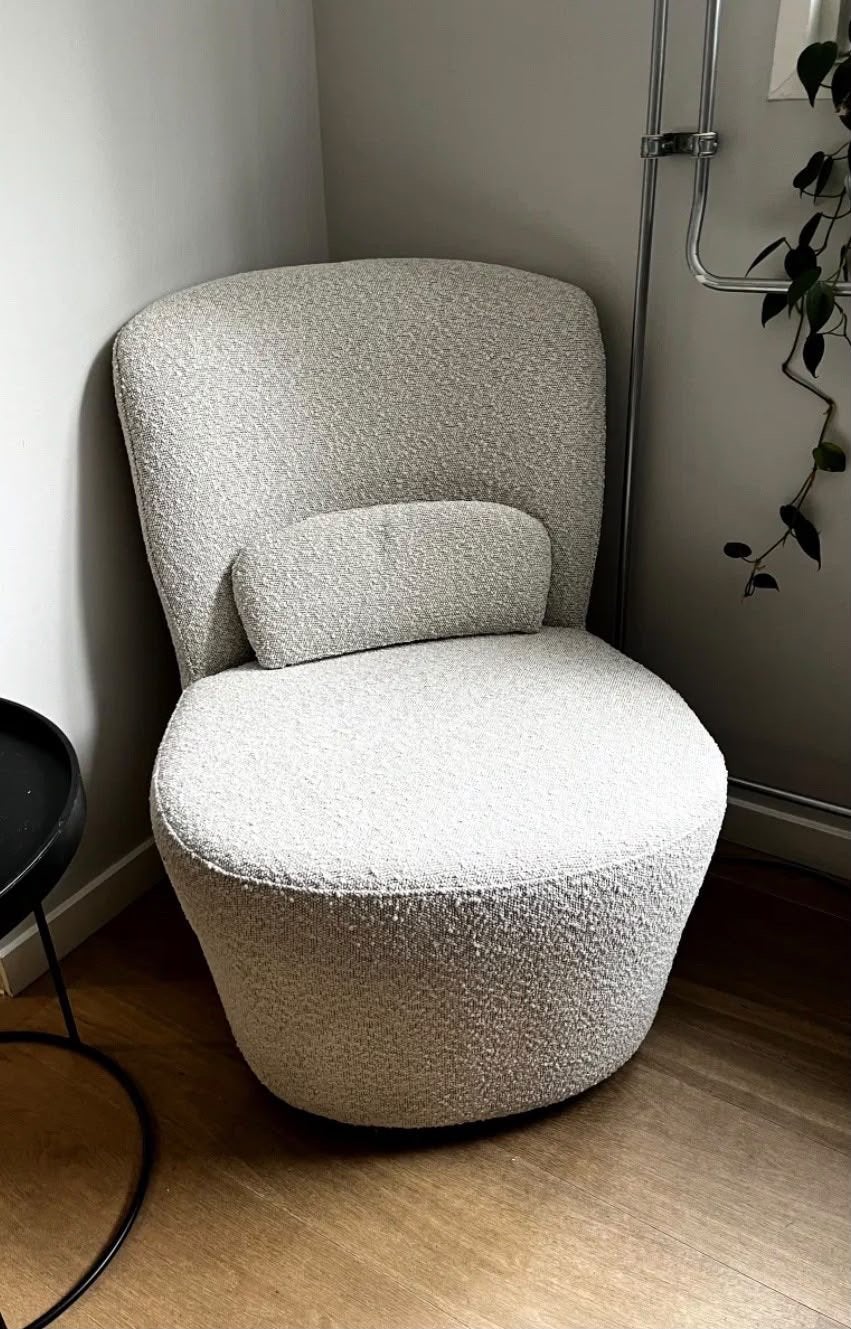Richmond Interiors Draai Fauteuil, Ophalen, Wit, Zo goed als nieuw, Eén