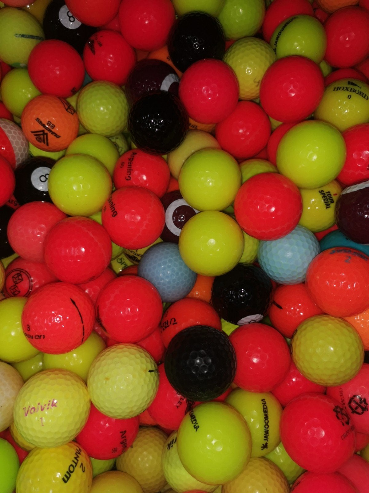 Gekleurde golfballen mix 100 stuks insane deal, Ophalen of Verzenden, Bal(len)