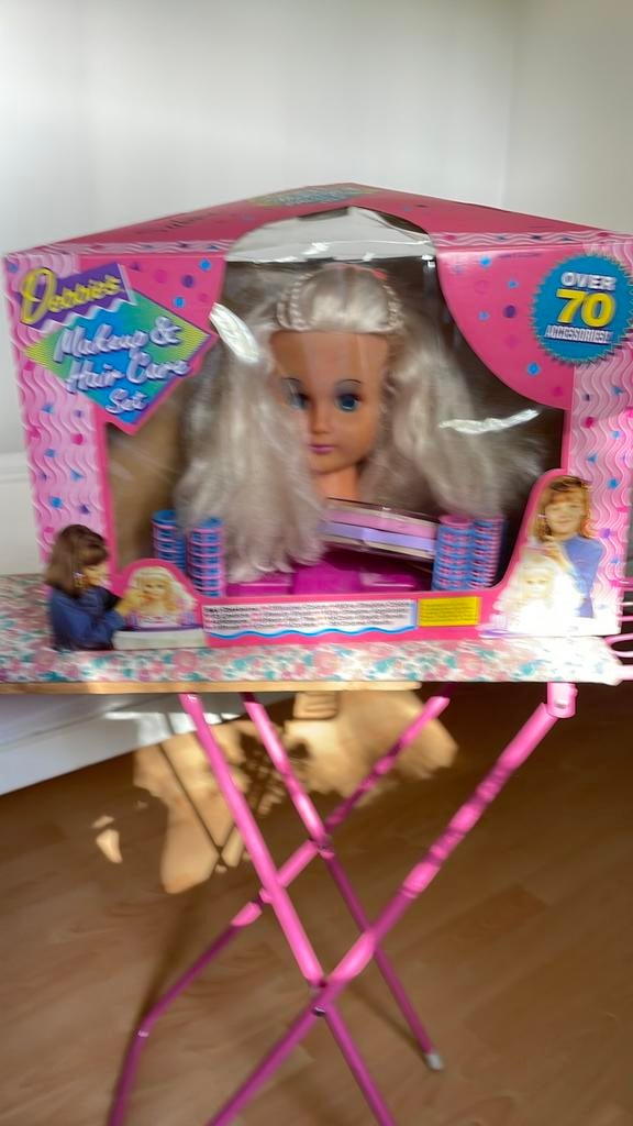 Opmaak pop, Kinderen en Baby's, Speelgoed | Poppen, Ophalen of Verzenden, Zo goed als nieuw, Overige typen