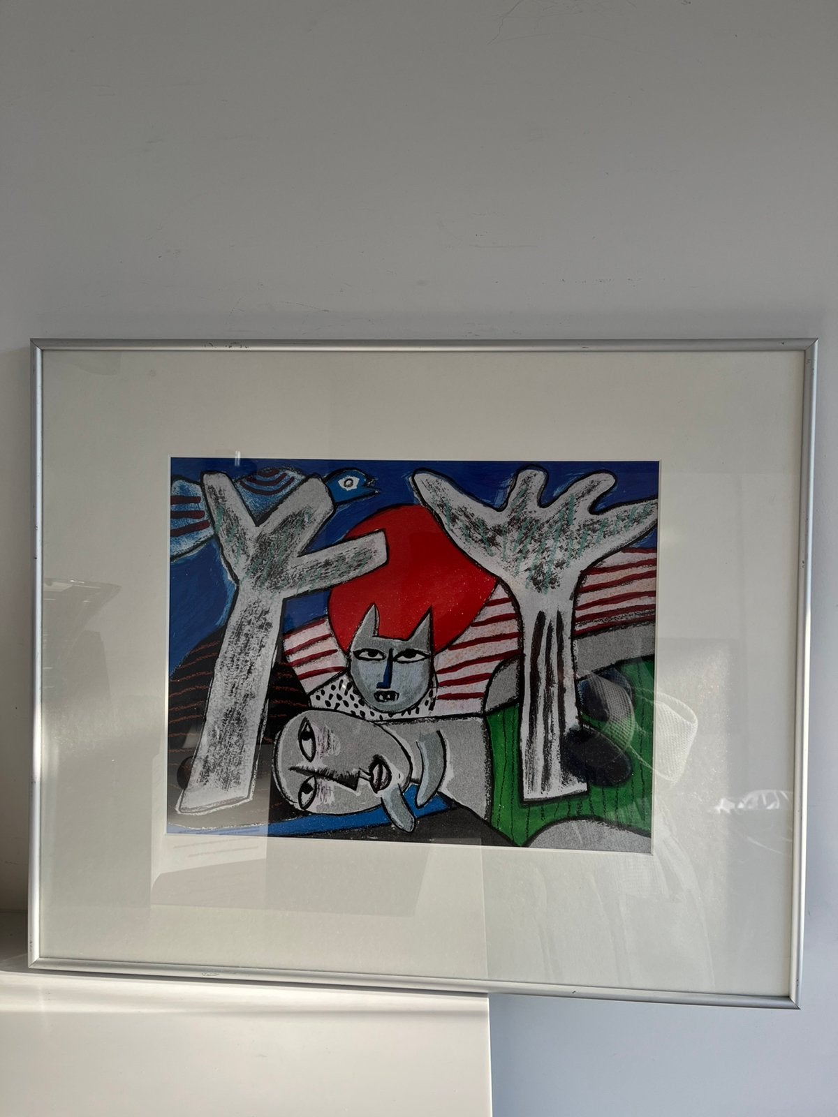 COMPLICITÉ ENTRE LA FEMME ET L’OISEAU- 1998., Antiek en Kunst, Ophalen