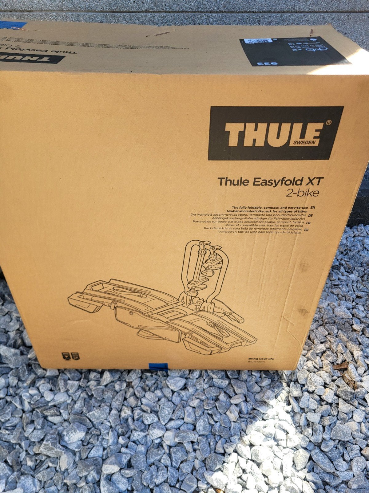 Thule Easyfold XT2 933 fietsendrager - Nieuw in doos, Nieuw, Ophalen of Verzenden, 2 fietsen, Trekhaakdrager