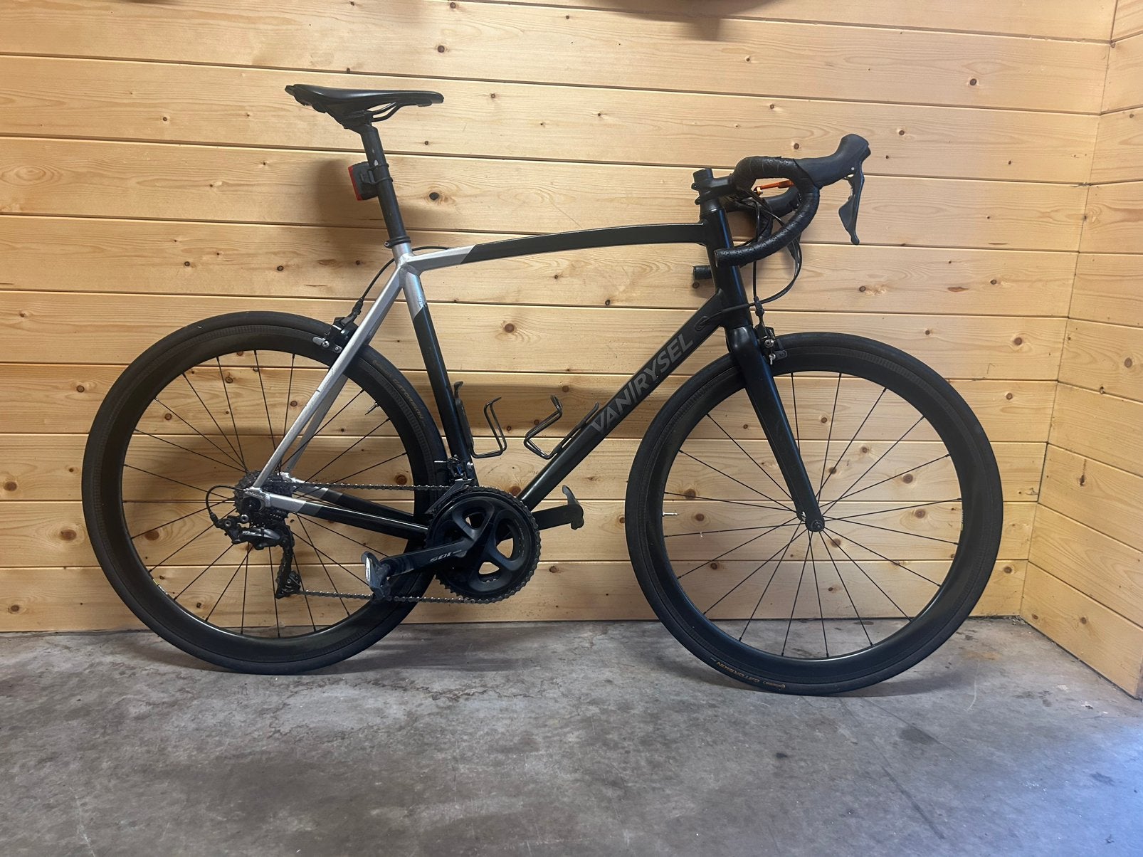 Van Reysel Racefiets (incl Carbon wielen), 28 inch, Velgrem, Zo goed als nieuw, 57 tot 61 cm