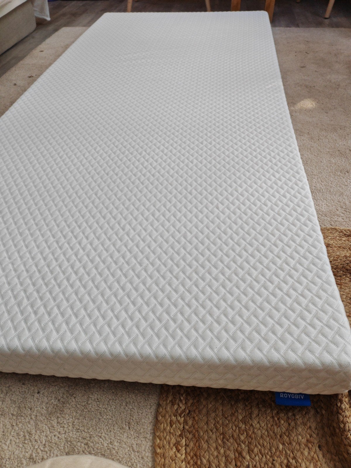 Roygbiv Matras Topper - Zacht & Stevig, 7 cm Gel Traagschuim, Ophalen, Tweepersoons, Zo goed als nieuw, Overige maten