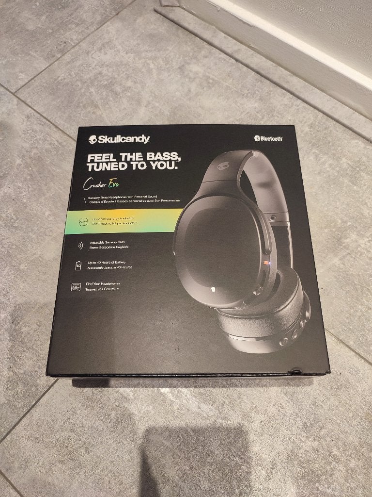 Skullcandy Crusher Evo Bass koptelefoon, Ophalen of Verzenden, Zo goed als nieuw, Skullcandy, Over-ear