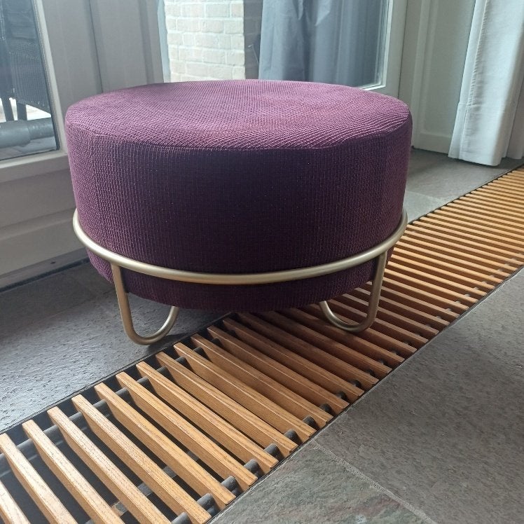 poef/hocker Daisy Lifa Living, Huis en Inrichting, Ophalen, Minder dan 50 cm, Rond, Nieuw