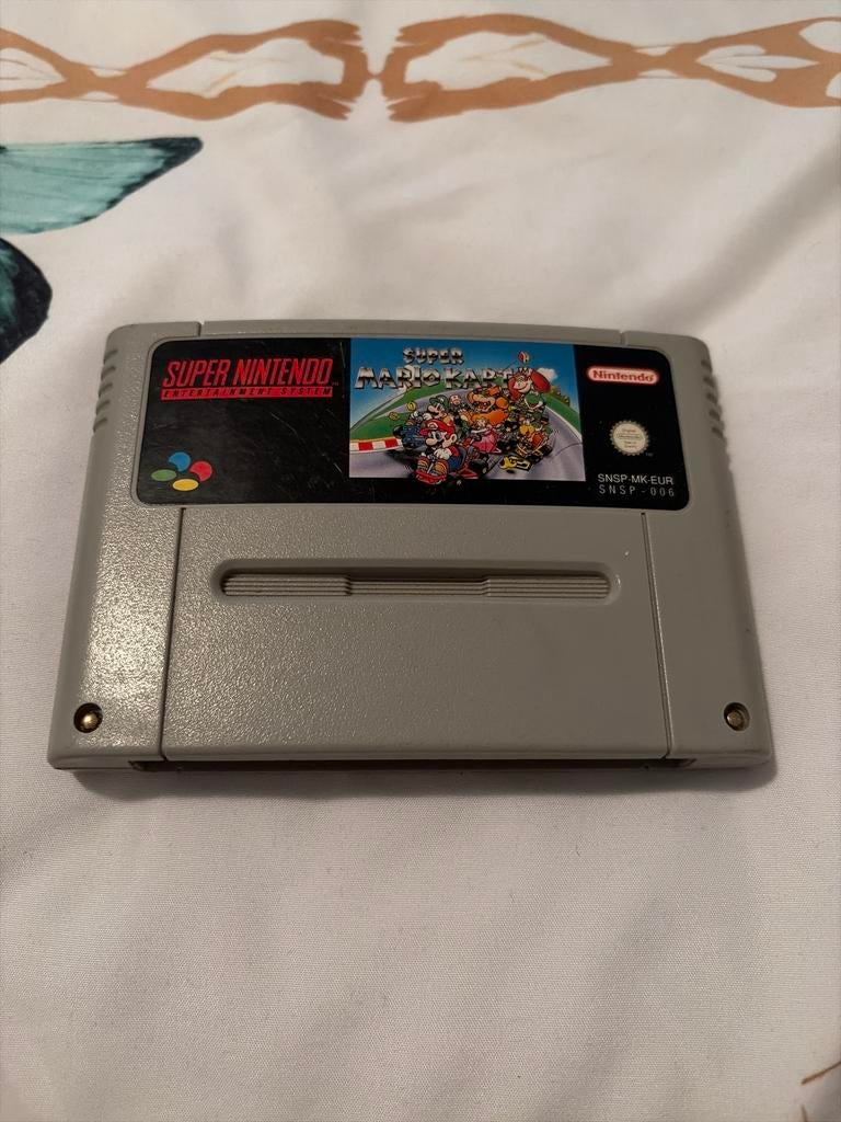 Super Mario Kart SNES - Klassieke Racegame, Spelcomputers en Games, Games | Nintendo Super NES, Gebruikt, Racen en Vliegen, 2 spelers