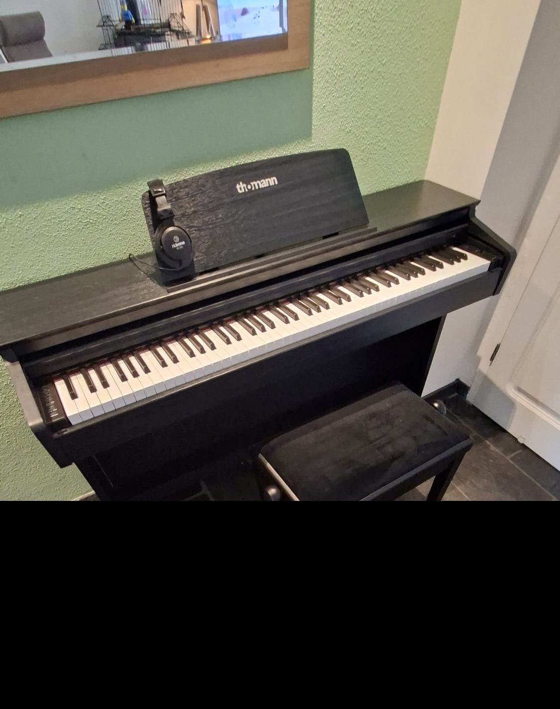 Thomann DP-32 B Set Digitale Piano - Zo goed als nieuw, Ophalen, Zwart, Digitaal, Zo goed als nieuw