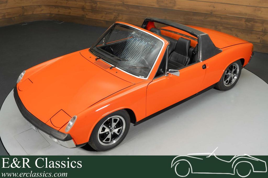 Porsche 914 Electric Cabriolet | 1971, Auto's, Oldtimers, Zwart, Overige kleuren, Cabriolet, 2 stoelen