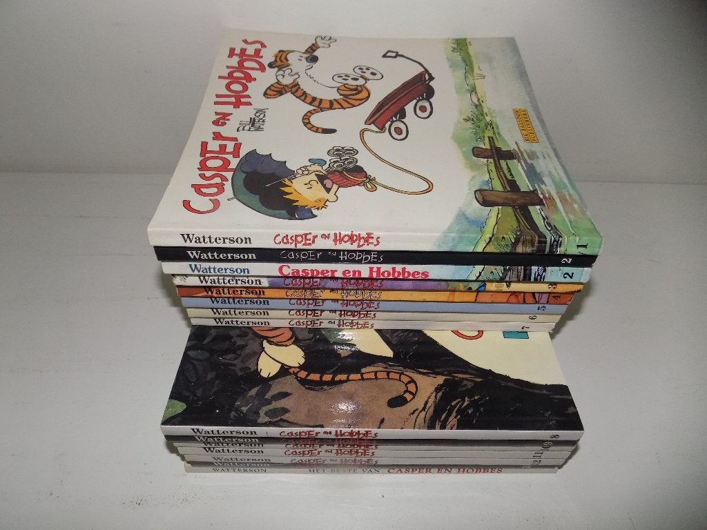 Casper en Hobbes ~ Complete serie 1 t/m 13 + extra!, Complete serie of reeks, Ophalen of Verzenden, Gelezen