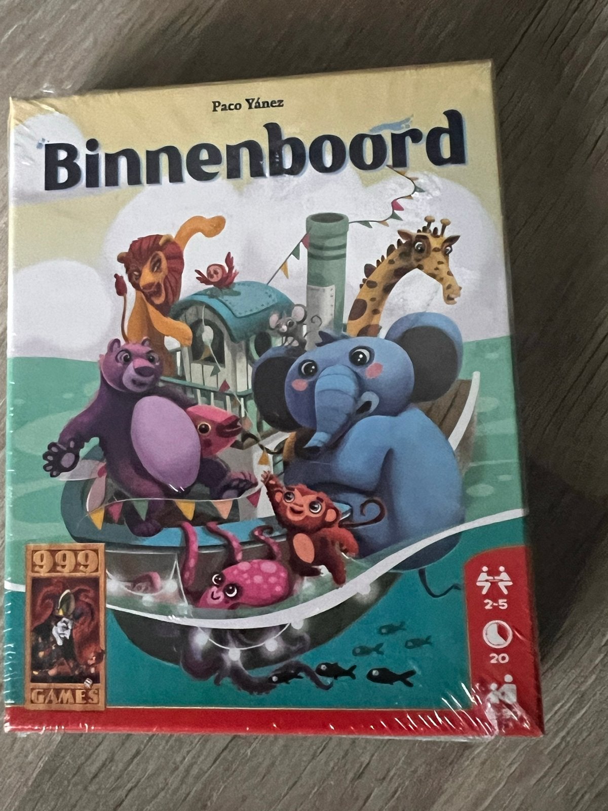 Binnenboord: Leuk familiespel van 999 Games, Hobby en Vrije tijd, Gezelschapsspellen | Bordspellen, Drie of vier spelers, Ophalen of Verzenden