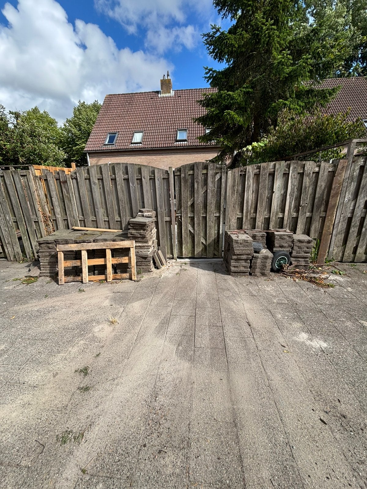 Stoeptegels, Ophalen, Overige materialen, Gebruikt, Overige typen