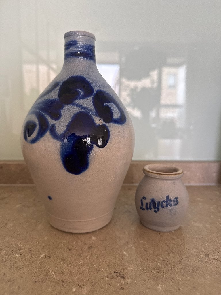 Originele vintage Luycks kruik / pot Uniek Exemplaar, Ophalen of Verzenden