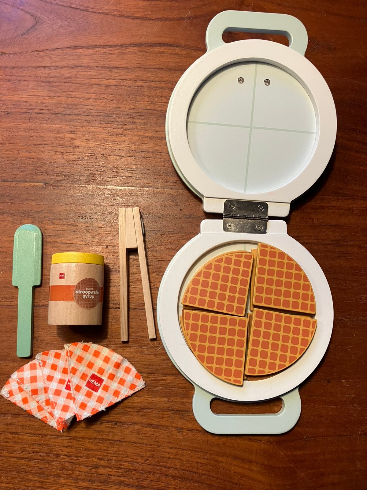 Speelgoed stroopwafelmaker van hout, Kinderen en Baby's, Speelgoed | Houten speelgoed, Ophalen, Gebruikt