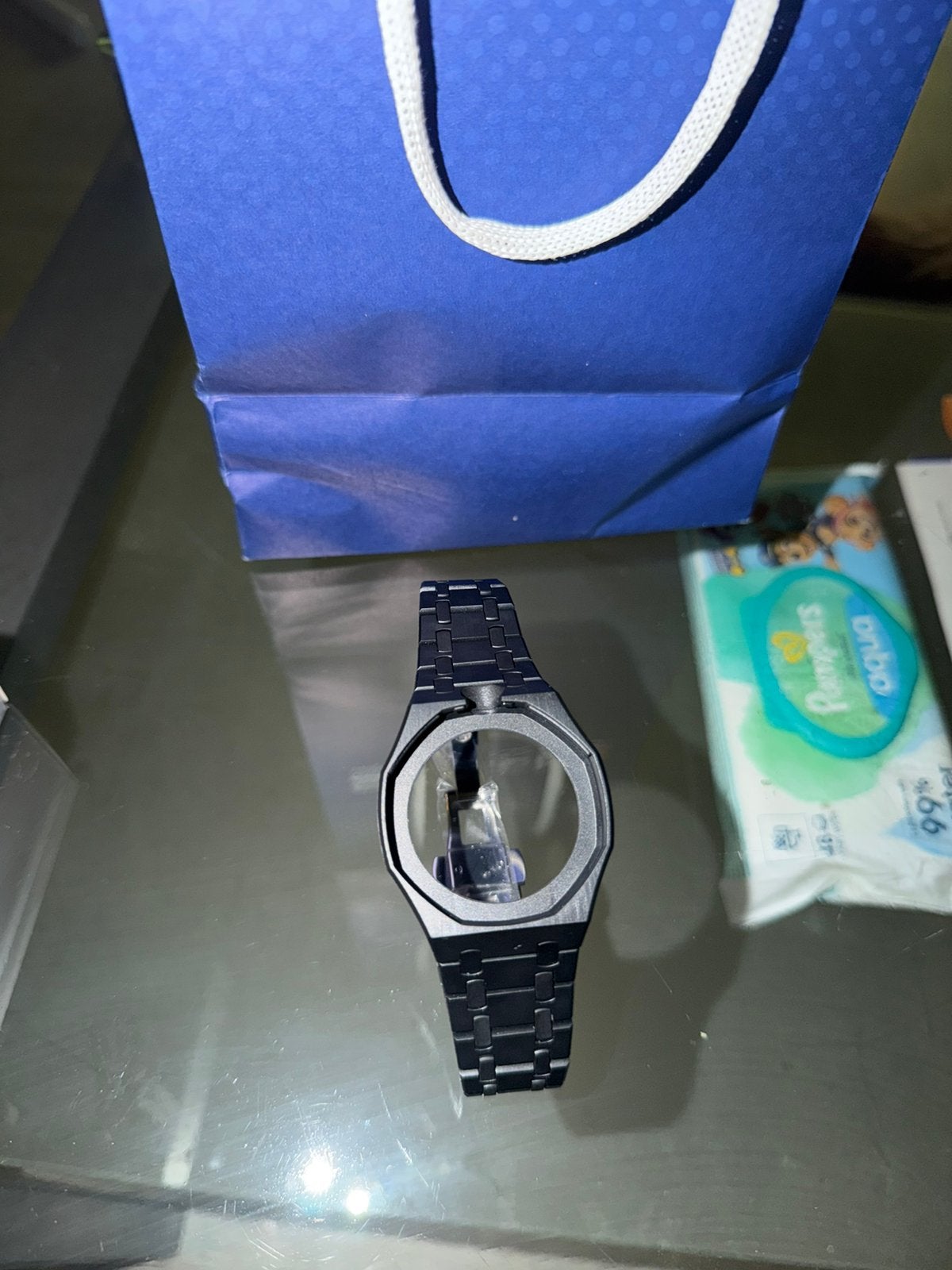 Ap Swatch horlogeband zwart, Ophalen of Verzenden, Nieuw