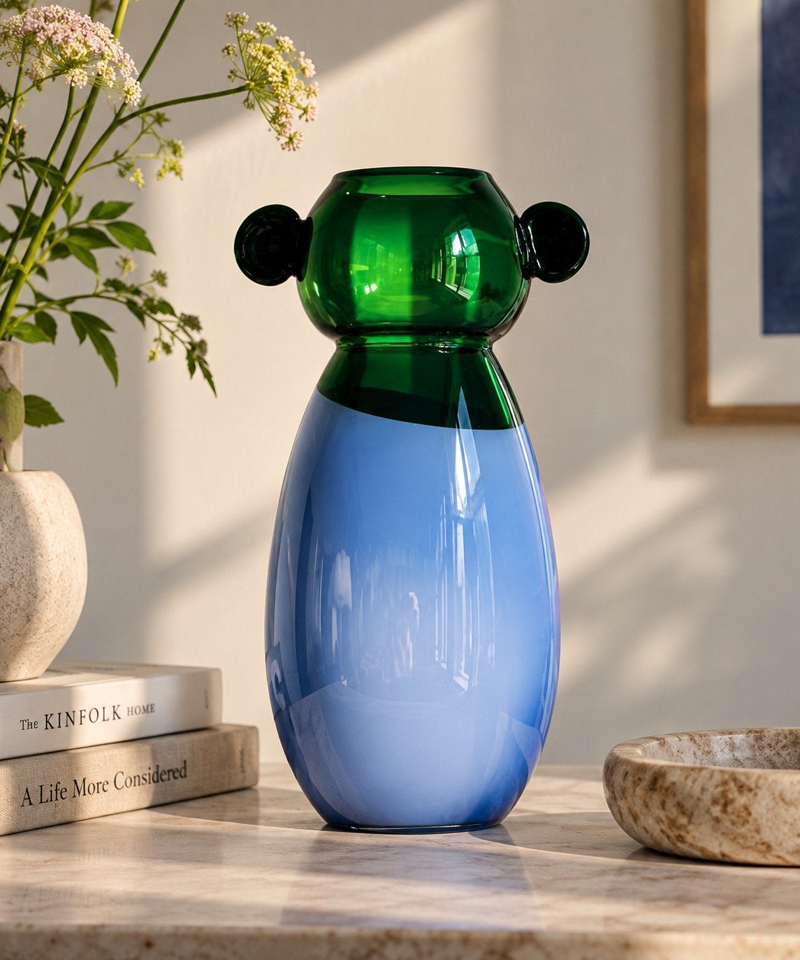 IKEA PS 2026 Vase (Grande, 38 cm)
Vase, glass/blue, Blauw, Nieuw, Ophalen of Verzenden, Glas